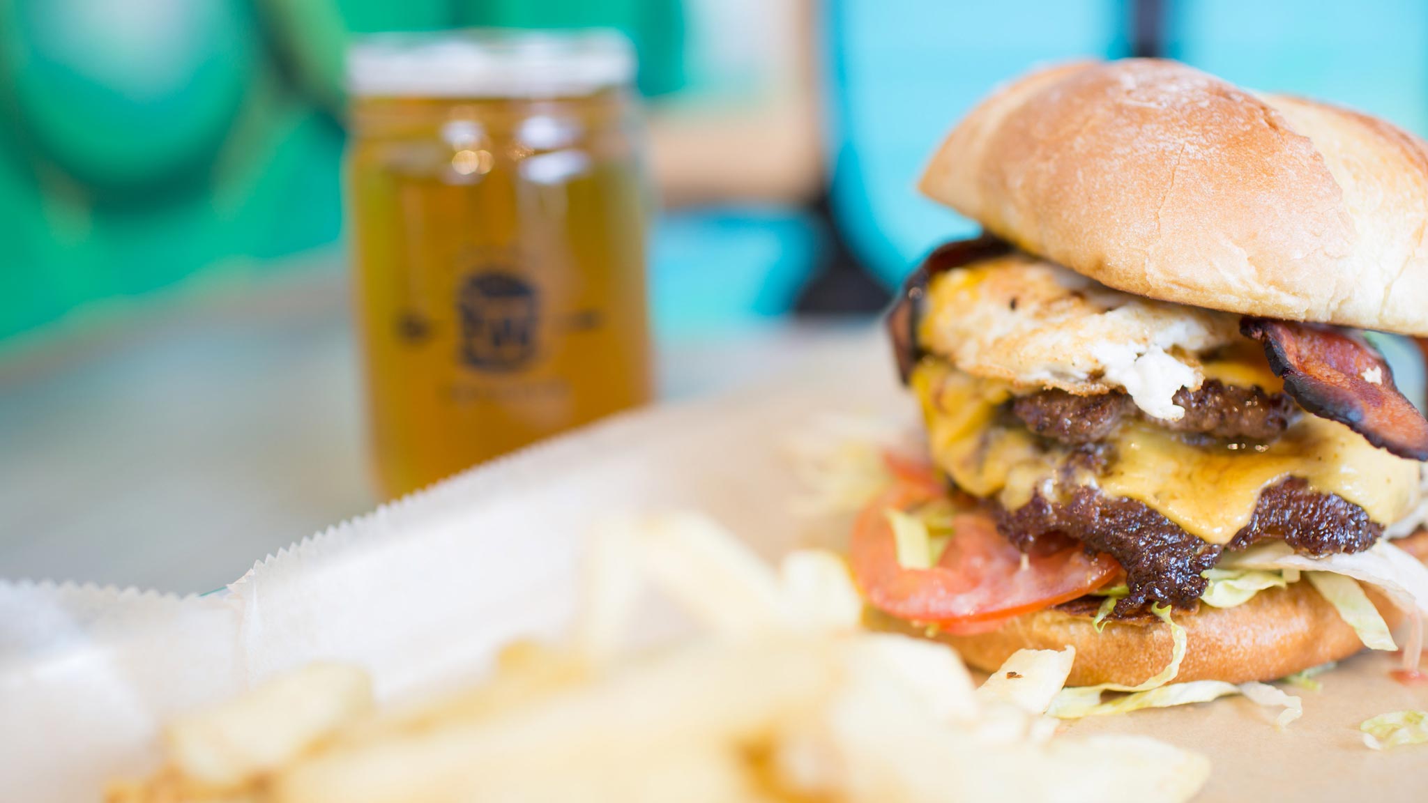Wicked Fresh Craft Burgers in North Conway — craft burger with hand-cut fries and local beer